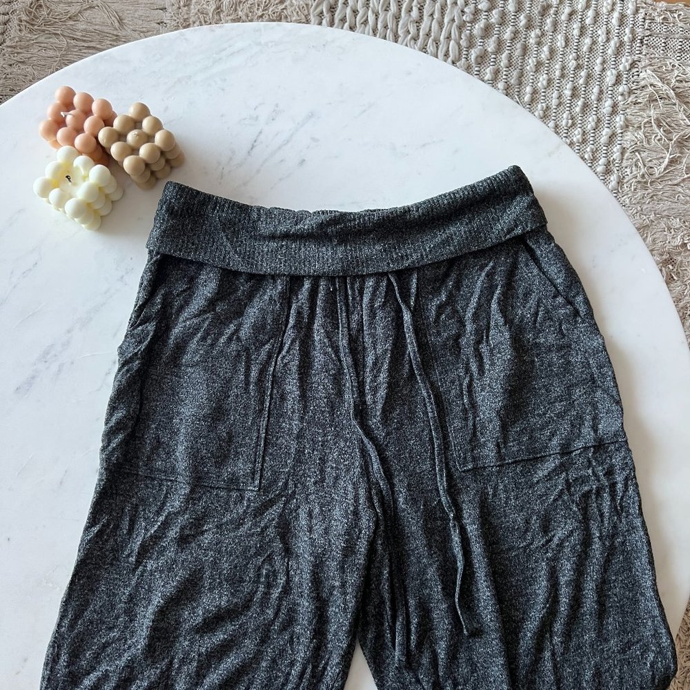 Aerie - Grey Fold-Over Sweatpants